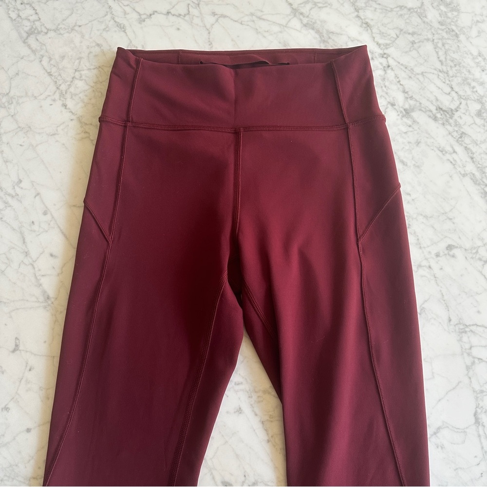 Invigorate High-Rise Tight 25" women’s Lululemon size 6 Cassis